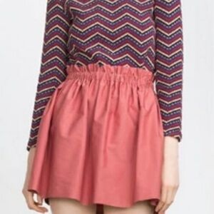 Zara A-Line Skirt in Coral